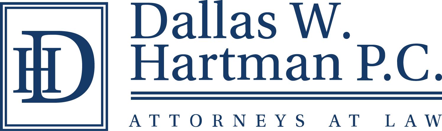 Dallas W Hartman, PC logo for sponsor